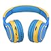Contixo KB2600 Kid Safe 85db Foldable Wireless Bluetooth Headphone Built-in Microphone, Micro SD Card Music Player, FM Stereo Radio (Blue w/Yellow) - Best Gift
