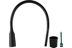 EZ SPARES Flexible Crevice Cleaning Tool 25inch Replacement,Vacuum Hoses Accepting 1-1/4",1-3/8" Attachment for Home Car Deta