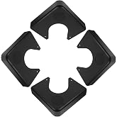 Outanaya Pool Table Metal Corner Billiard Corner Plate Resin Hard Glue Pool Table Accessory Metal Corner