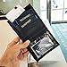 Ultimate Passport or Trade Show Travel Wallet with THREE Pockets - Heavy Duty - Adjustable Neck Lanyard & Pen Holder by Specialist ID (Black)