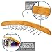 ANKO Tie Belt Hangers 2 Pack, Adjustable Rotating 24 Clip Scarf Racks Holder Hook for Homewares Closet Accessories Organizers Storage