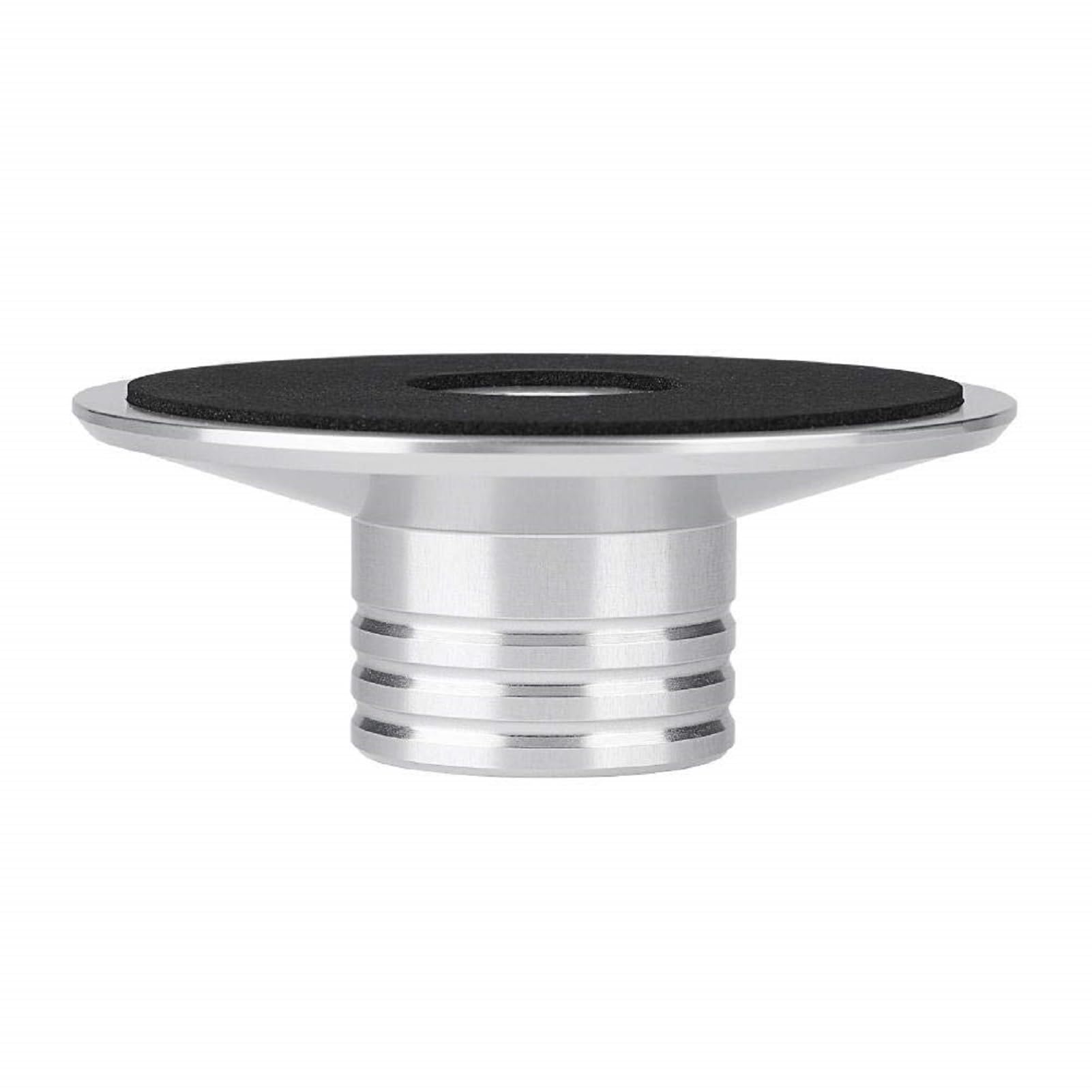 Socobeta Record Weight Turntable LP Record Stabilizer Audio Turntable Accessories Turntable Clamp(Silver)