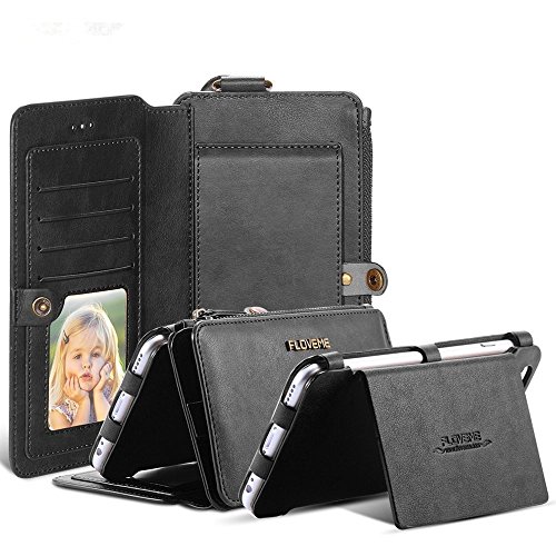 Samsung galaxy note 8 slim wallet case, floveme multifunctional d…