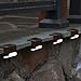 Maxsa 47332 Solar Powered Weatherproof Dusk to Dawn Lights for Steps, Decks, and Railings (4-Pack), Brown