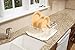 Rubbermaid 18 in. L x 14.7 in. W x 1.3 in. H Clear Plastic Dish Drainer
