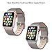 Apple Watch Band 38mm Leather, Swees iWatch Genuine Leather Bands Replacement Strap with Stainless Steel Clasp Buckle for Apple Watch Series 3, Series 2, Series 1, Sports & Edition Women Men, Grey