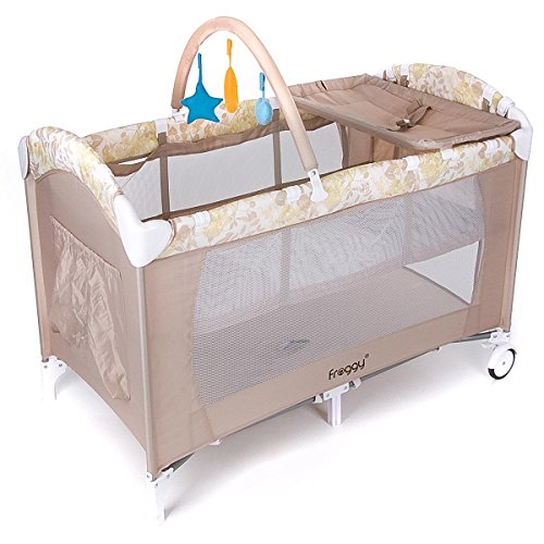 Froggy® Baby bed travel cot furniture cribs portable child bed with
