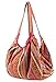 Pink Jacquard Cotton Shoulder Travel Canvas Tote Bag Hobo Style Casual Market Purse Handbag