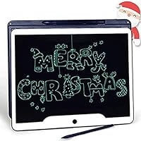 LCD Writing Tablet, Richgv 15 Inches Writing Doodle Board Electronic Digital Writing Pad for Kids and Adults at Home,School,Office Blue