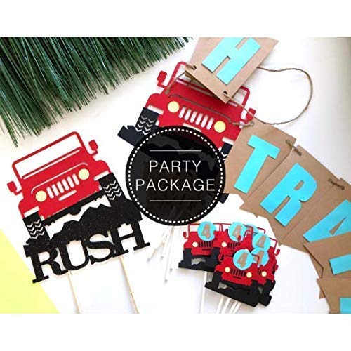 Amazon Com Off Road Jeep Party Package Truck Birthday Combo
