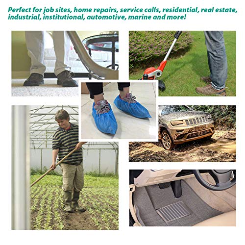 50 PCS Shoe Covers Disposable non Slip Shoe Covers for Indoors Travel Outdoor Waterproof Shoe Covers for Rain - Thumbnail 3