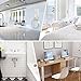 Google Home Mini Mount，Caselover Home Mini Outlet Wall Mount Hanger Stand for Voice Assistants,without Messy Wires or Screws (White, 1)