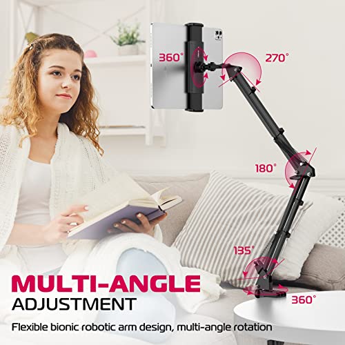 ULANZI T2 Tablet and phone Stand holder for bed - Black