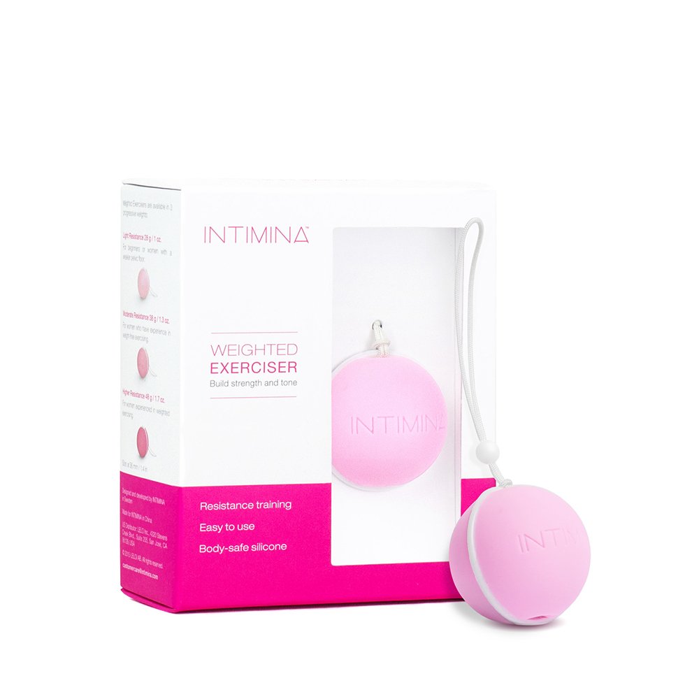 Intimina Laselle Exerciser 28g - Small Weighted Ball for Beginners - Pelvic Floor Strengthening for Bladder Control