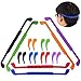 Silicone Glasses Straps INNKER 6 Pack Anti-Slip Sports Glasses Strap with 6 Pairs Ear Grip Hooks Elastic Glasses Strap Eyewear Retainer Eyeglasses Holder Soft Eyeglass Temple Tips for Kids Adult