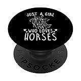 Just A Girl Who Loves Horses Gift Equestrian