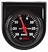 Bosch SP0F000050 Style Line 2" Mechanical Vacuum/Boost Gauge (Black Dial Face, Black Bezel) primary