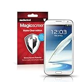 MediaDevil Magicscreen Screen Protector: Matte Clear (Anti-Glare) - Samsung Galaxy Note 2 / Note II (2 x Screen protectors).