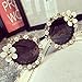 VIPASNAM-Hot Women Fashion Designer Flower Pearl Outdoor Eyewear Eye Glasses Sunglasses