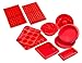 Sorbus Silicone Value Baking Set, Bundle of 9 Different Baking Molds, Easy To Clean, Oven / Microwave / Dishwasher / Freezer safe, Heat Resistant Up To 450F
