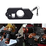 Motorcycle Lock - Universal Aluminum CNC Motorcycle Handle Throttle Grip Security Lock with 2 Keys to Secure a Bike, Scooter, Moped or ATV in Under 5 Seconds! Black Friday Christmas Birthday gift