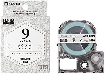 Amazon キングジム テプラpro テープカートリッジ マットラベル 模様 9mm タウン グレー Sbm9h 文房具 オフィス用品 文房具 オフィス用品