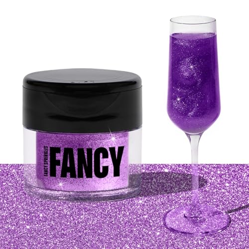 Fancy Sprinkles Amethyst Purple Edible Glitter Luster