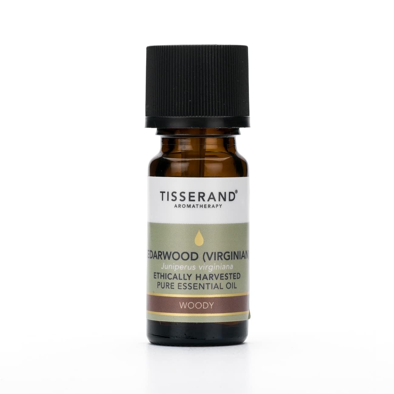 Tisserand - Ethically Harvested Cedarwood Essential Oil, Massage Oil - Ethically Harvested Cedarwood, Bath Oil, Aromatherapy Oil - 100% Pure and Natural Essential Oil - 9 ml — image 1
