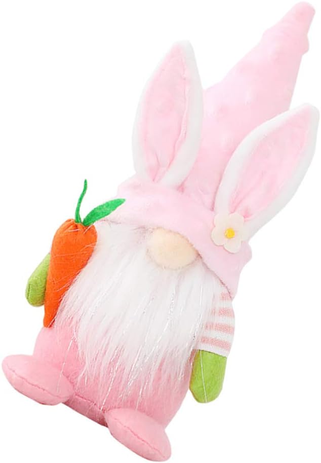 KESYOO Lovely Easter Bunny Gnome Spring Gnomes Elf Rabbit Easter Gnome