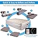 TOPELEK Air Mattress, Upgraded Queen Air Mattress with Built-in Electric Pump, Elevated Air Bed, Height 19 inch, Guest, Rest, Camping, Travellingthumb 4