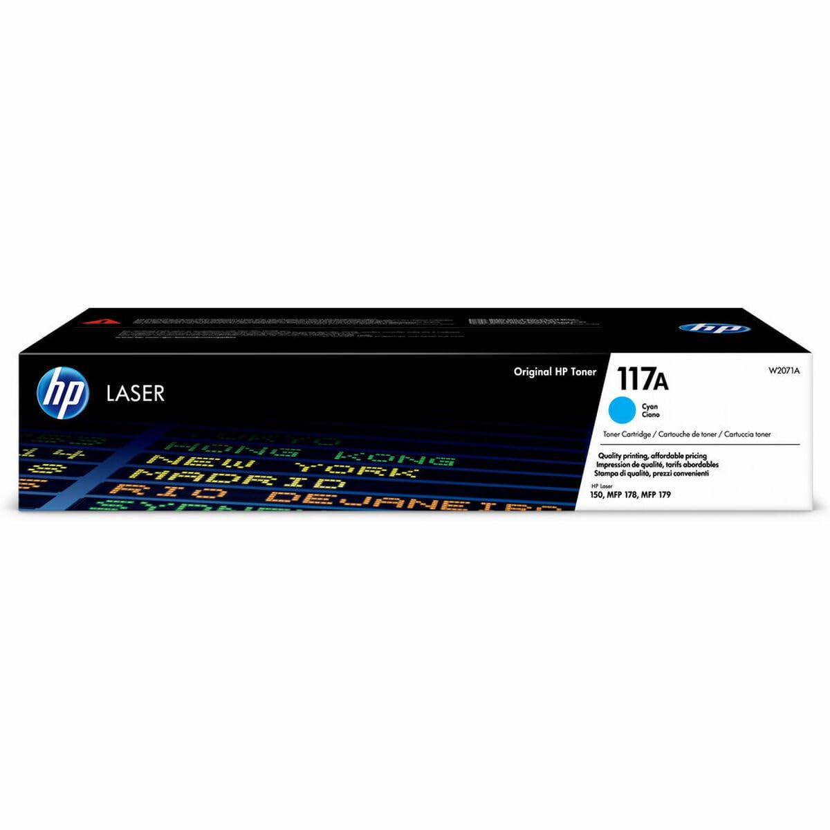 HP W2071A 117A Original Laser Toner Cartridge, Cyan, Single Pack
