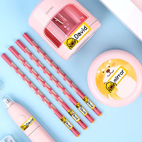 NIIMBOT & B.Duck Co-Branded D110 Thermal Label Makers with 1 Roll Cartoon Tape, Portable Cute Mini Bluetooth Sticker Printer for Home Office School Use, Mobile Phone Editable, Printable Width 0.47\'\'