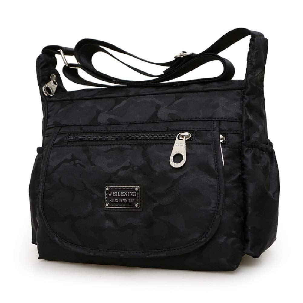Aoile Women Portable Multifunctional Waterproof Shoulder Bag Mummy Bag Blue