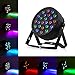 YRLED DJ Stage Par RGB LED Lights Sound Activated, Party Lights 24W DMX512 Stage Lighting with Full RGB Color for Club DJ Show DiscoWedding