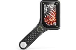 Zunate Handheld Digital Microscope with 500X Magnification, 3.0in IPS Screen, USB Type C Connectivity, Adjustable LED Lights,
