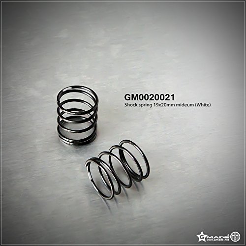 Gmade Shock Spring 19X20mm Medium White (2) 0020021