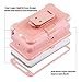 S6 Edge Case, Galaxy S6 Edge Case, BENTOBEN Shockproof Drop Protection Heavy Duty Rugged Belt Clip Holster Kickstand Hybrid Hard PC Soft Silicone Protective Case for Samsung Galaxy S6 Edge, Rose Gold