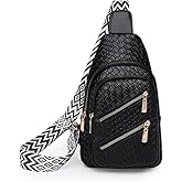 SENDEFN Small Sling Bag Crossbody Bags for Women Vegan Leather Cell Phone Cross Body Purse Fanny Packs Chest Bag for Women