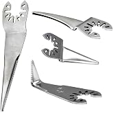 Jitterbug (4-Pack) Cold Knife Blades for Oscillating Multi Tool Scraper Window Seal Cutte
