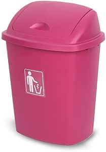 ZHAS Basura y Reciclaje-Recipiente de Basura del Dormitorio, Plástico