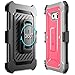 Galaxy S6 Edge Case, SUPCASE Full-body Rugged Holster Case WITH OUT Built-in Screen Protector for Samsung Galaxy S6 Edge (2015 Release), Unicorn Beetle PRO Series - Retail Package (Pink/Gray)