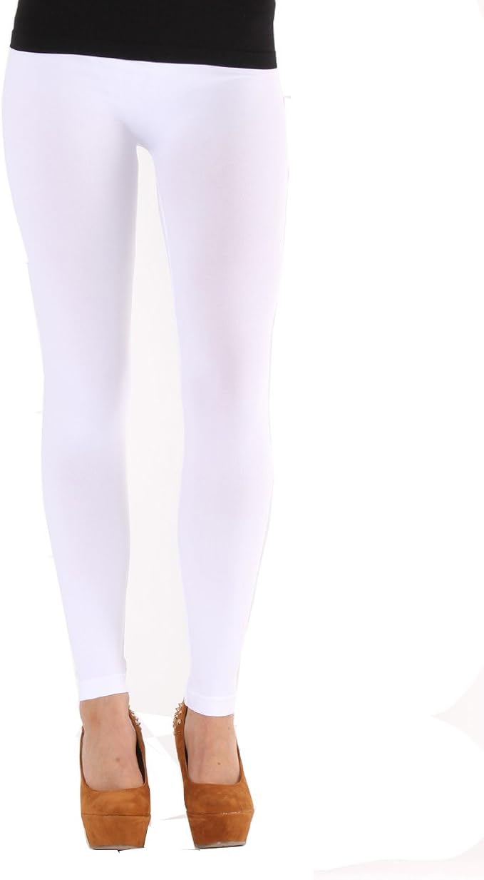 Leggings Viscose Women's Full Ankle Length Stretch Quality (Large UK 14