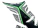 Green Motorcycle Protector Gas Fuel Tank Pad Decal Epoxy Sticker for Kawasaki Ninja ZX6R All Years