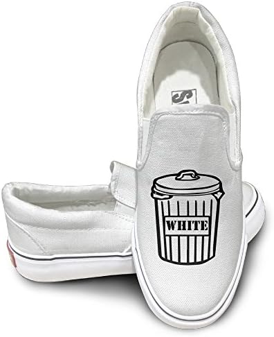 WHITE TRASH Mens Fascinating Casual Shoes Casual Sneakers Canvas Boat Shoe
