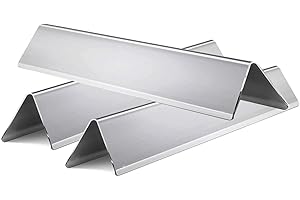 Votenli S763E (3-Pack) 15.3" Stainless Steel Flavorizer Bars Replacement for Weber Spirit 200,Spirit 210,Spirit E210,Spirit S210,Spirit E220, S220 Gas Grills 7635