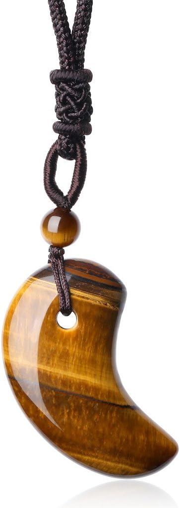 COAIAdjustable Japanese Three Sacred Treasures Magatama Pendant Necklace for Men Women