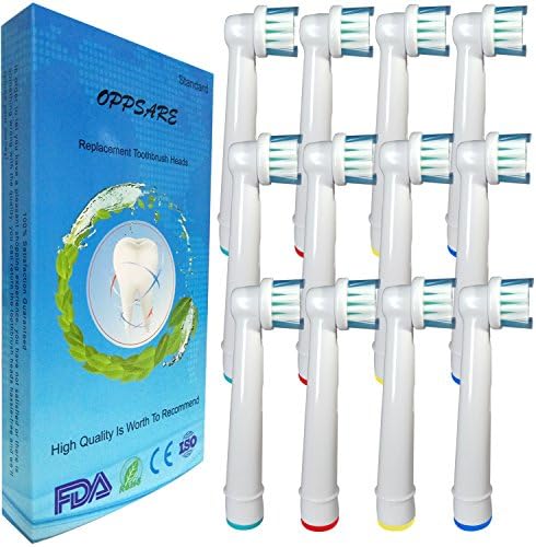 OPPSARE Replacement Electric Toothbrush heads for Oral B Precision Clean Compatible With Electric ToothBrush Handles (12PCS)