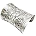 Velishy(TM) Punk Metal Vintage Curved Jewelry Long Wide Cuff Bracelet Bangle