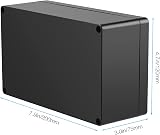 Therlan IP65 Waterproof Project Box 200x120x75mm ABS Enclosure Black view 5