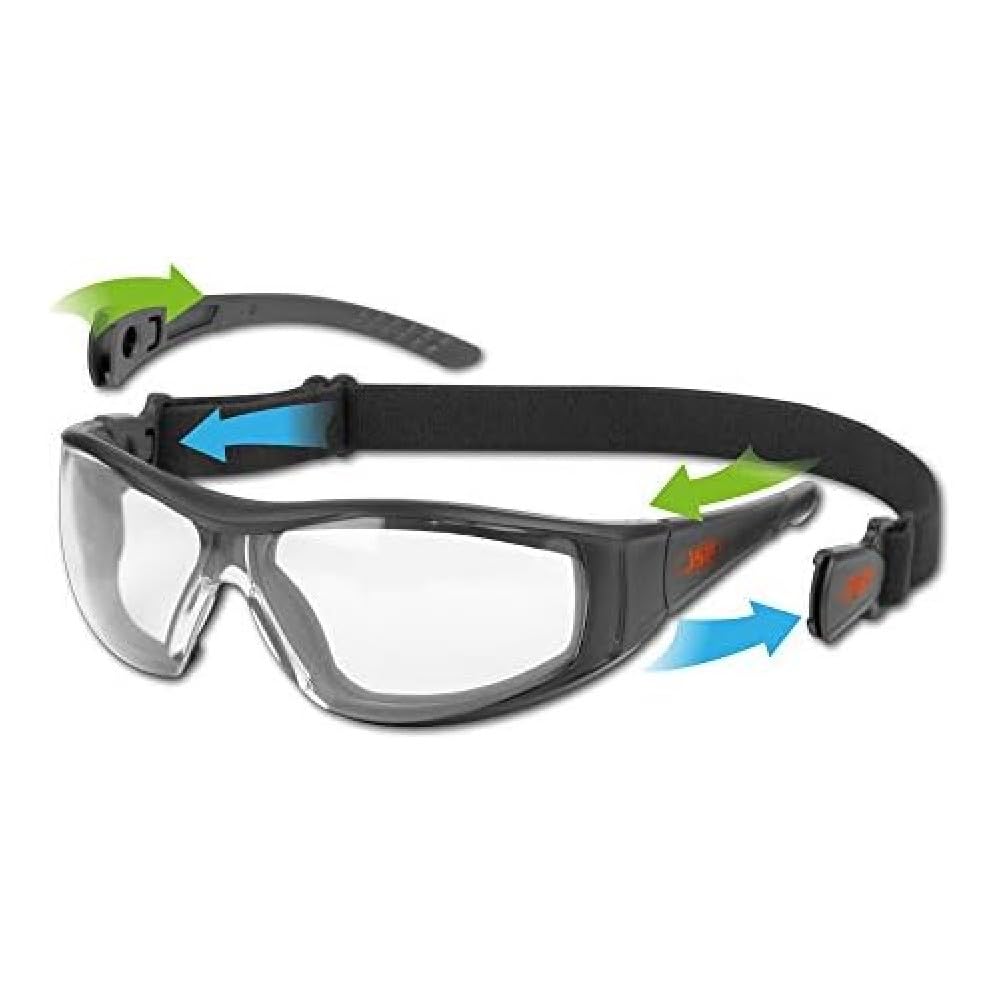 JSP Stealth Hybrid Safety Eyewear K and N Rated (ASA450-151-102)